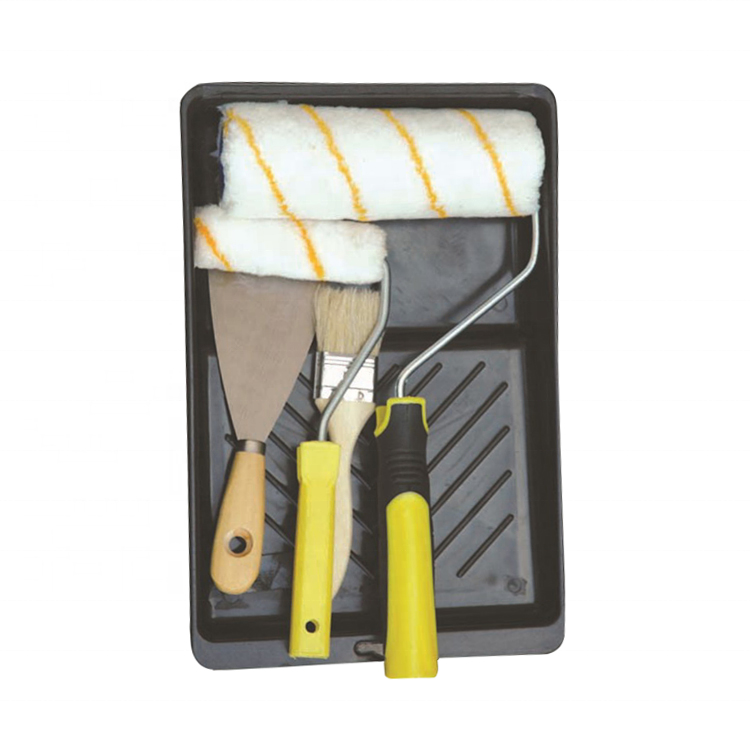 Kit di vassoi di vernice 7PC Set di pennelli a rullo per pittura a parete Prezzo economico dai produttori cinesi